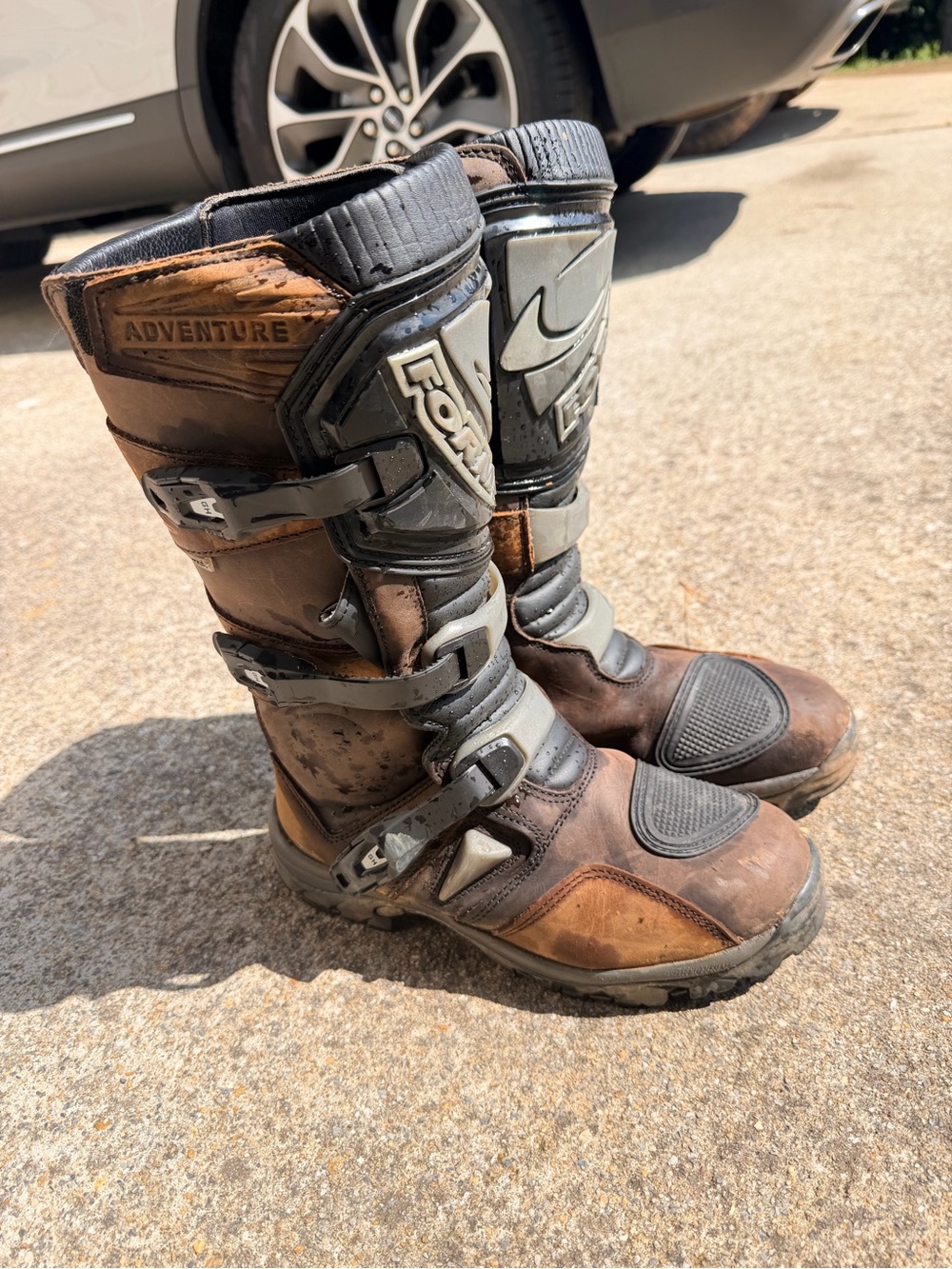 Forma AdventureMotorcycle Boots - Brown/Black